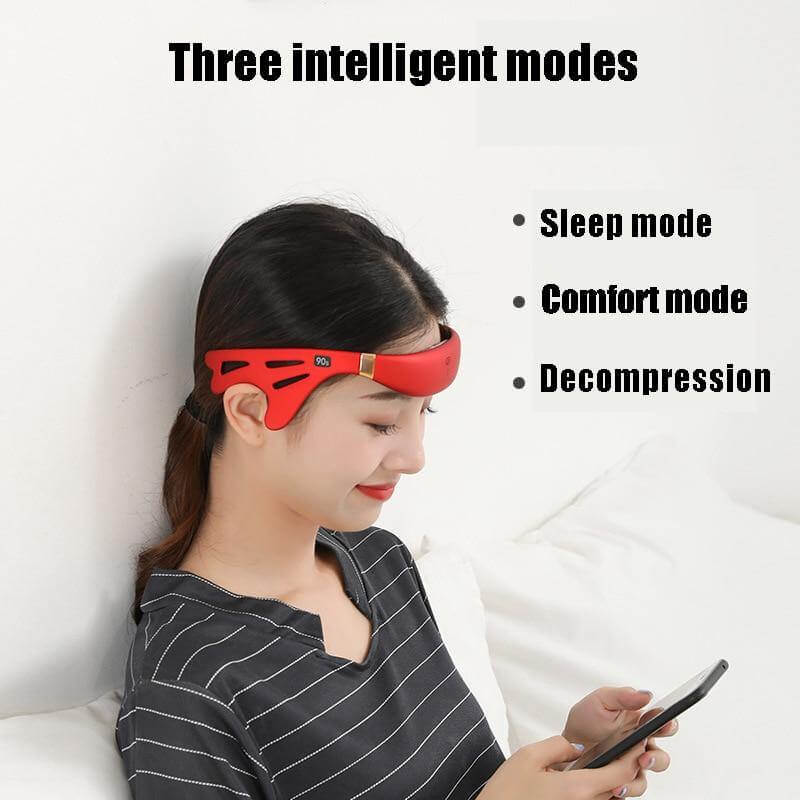 Mini bärbar intelligent huvudmassageapparat