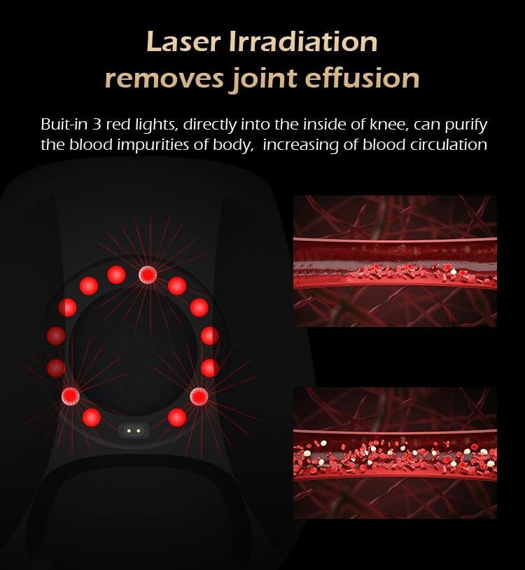 Trådløs elektrisk knæmassager