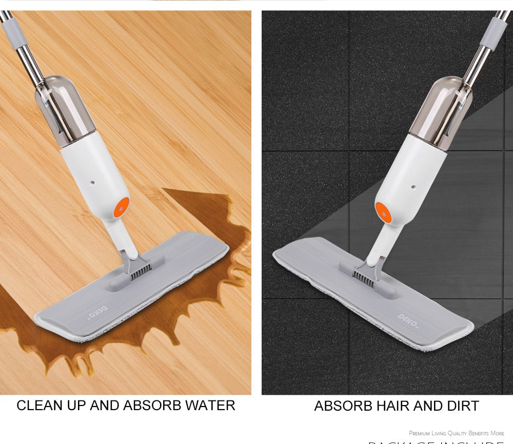 3i1 Håndfejemop Vand Spray Mop