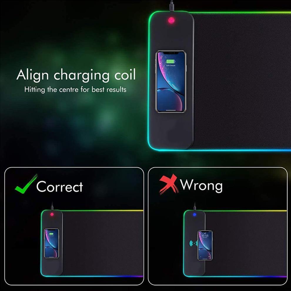 Trådløs opladningsmusmåtte