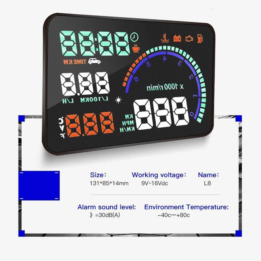 OBD Bil Digital Super Klar Head-up Display