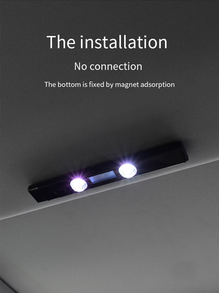 Multi-Color USB Bil Atmosfære RC Lys