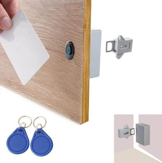Usynlig Skabskortsensor Lås