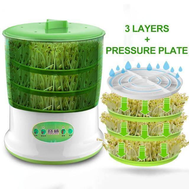 Easy Multi-Layer Automatisk Frøplante Bønnespirer Maskine