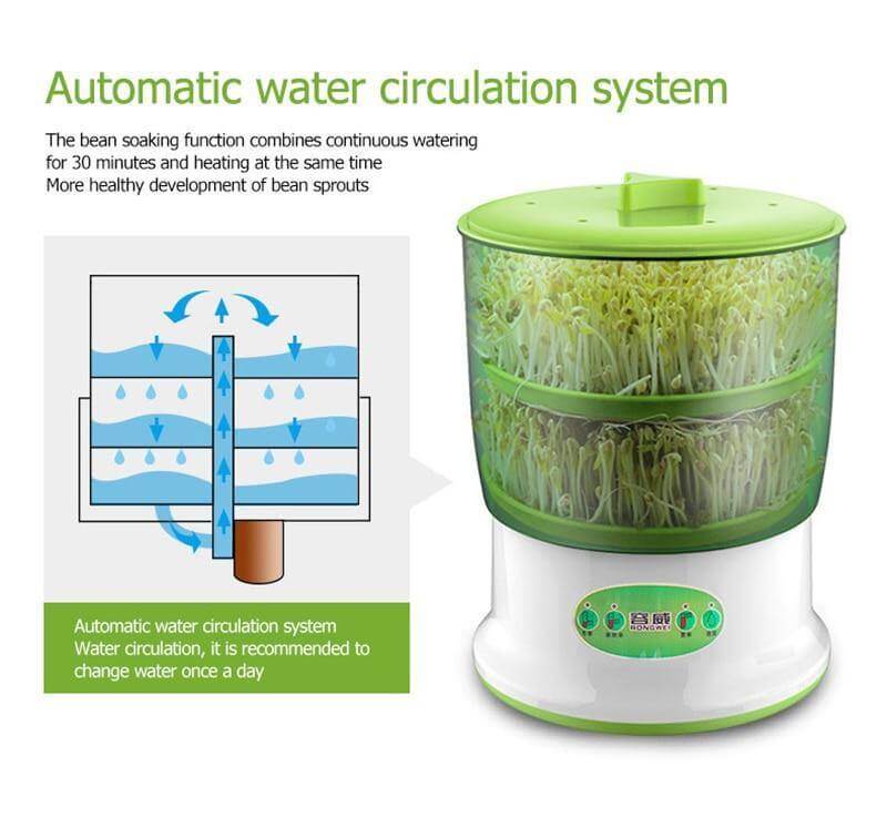 Easy Multi-Layer Automatisk Frøplante Bønnespirer Maskine