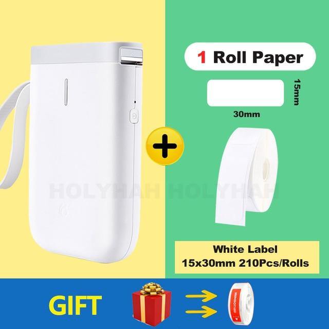 Trådløs bærbar hurtig termisk etiketprinter