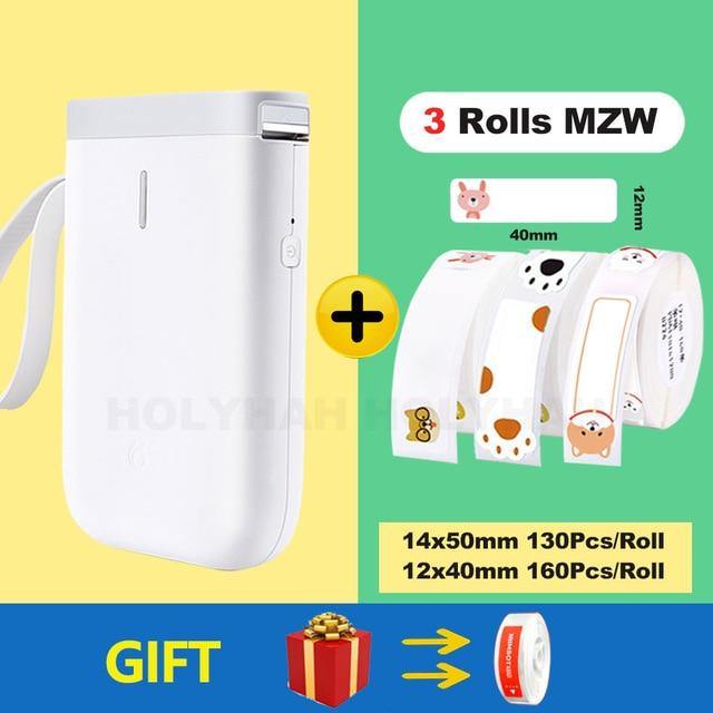 Trådløs bærbar hurtig termisk etiketprinter