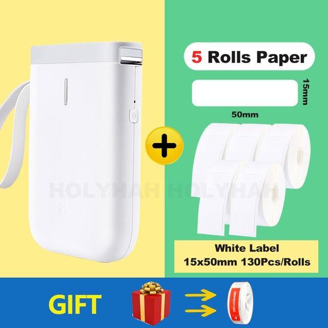 Trådløs bærbar hurtig termisk etiketprinter