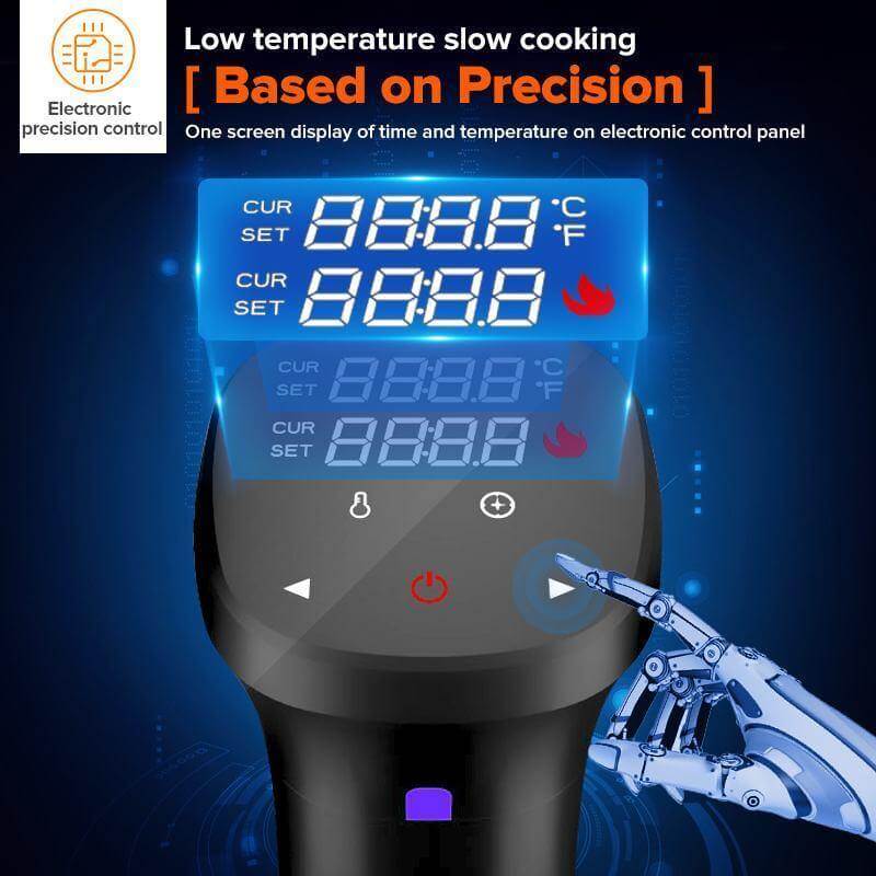 Sous Vide Digital Skærm Temperatur&Tid Kontroll