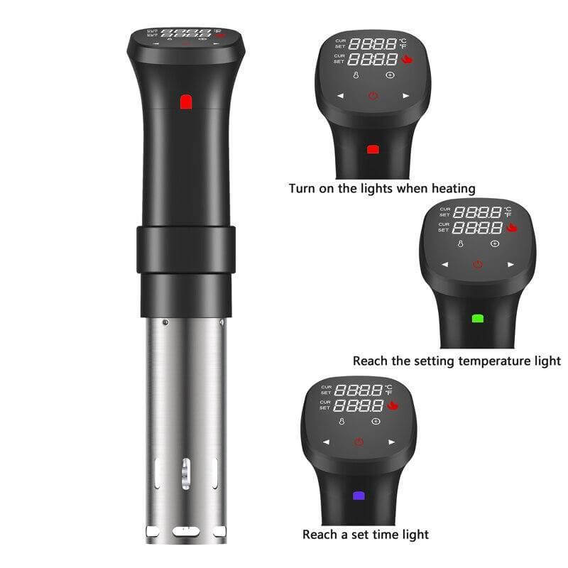 Sous Vide Digital Skærm Temperatur&Tid Kontroll