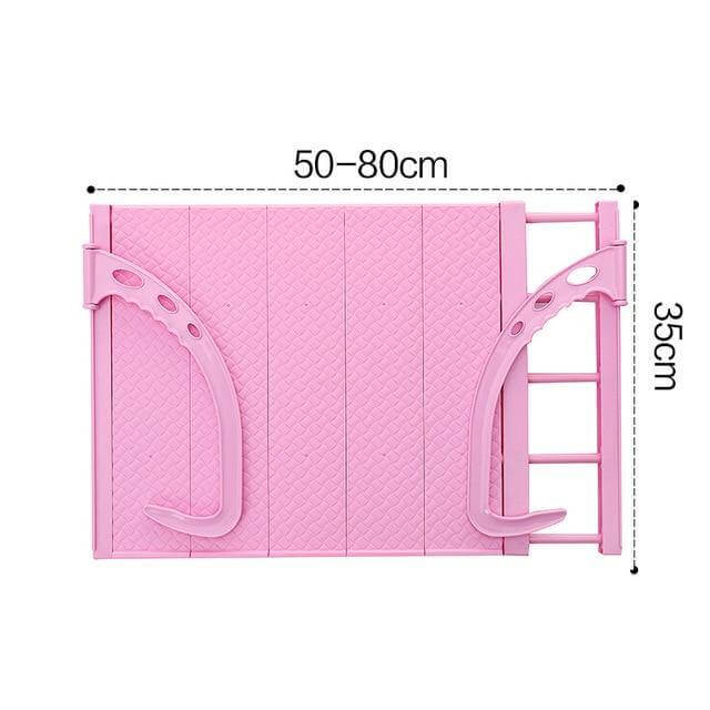 Balkon Foldbar Tøj Hængende Tørrereol Organizer