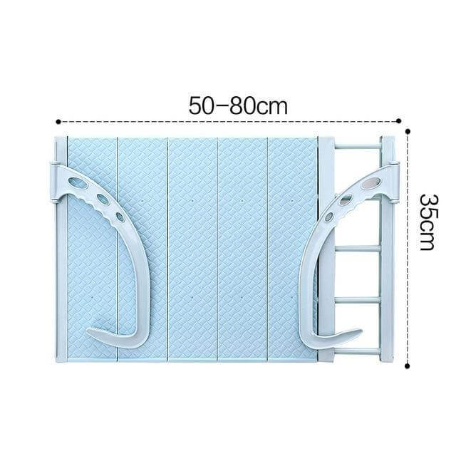 Balkon Foldbar Tøj Hængende Tørrereol Organizer