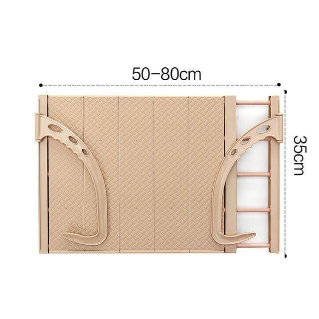 Balkon Foldbar Tøj Hængende Tørrereol Organizer