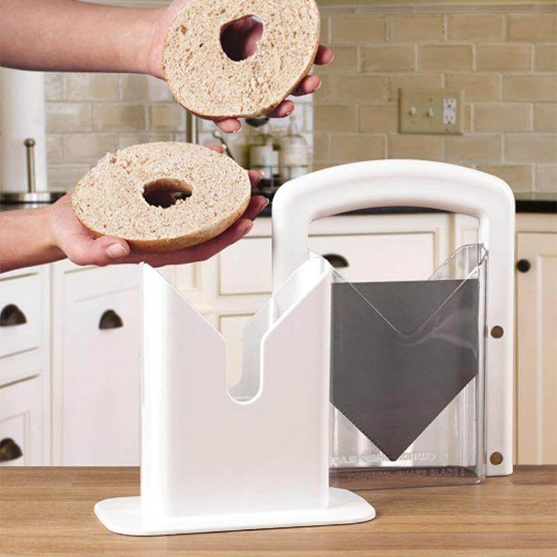 Bærbar husholdnings perfekt bagelslicer