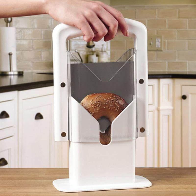 Bærbar husholdnings perfekt bagelslicer