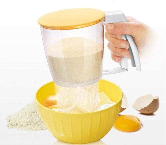 Handpressad mjölsiktfilter silpryl