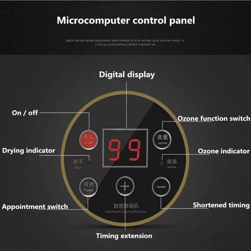 Ultraviolet Elektrisk Sko Tørrer Machine