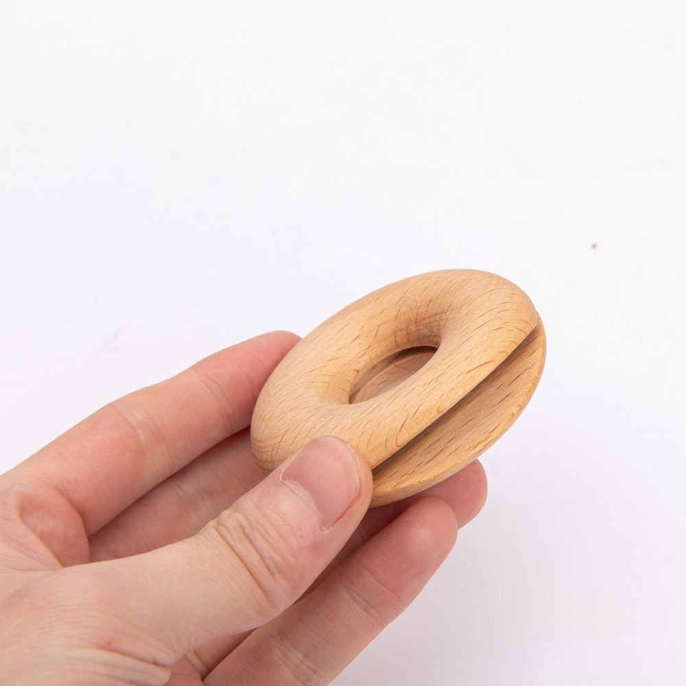 6 stk. træ donut tætning clips