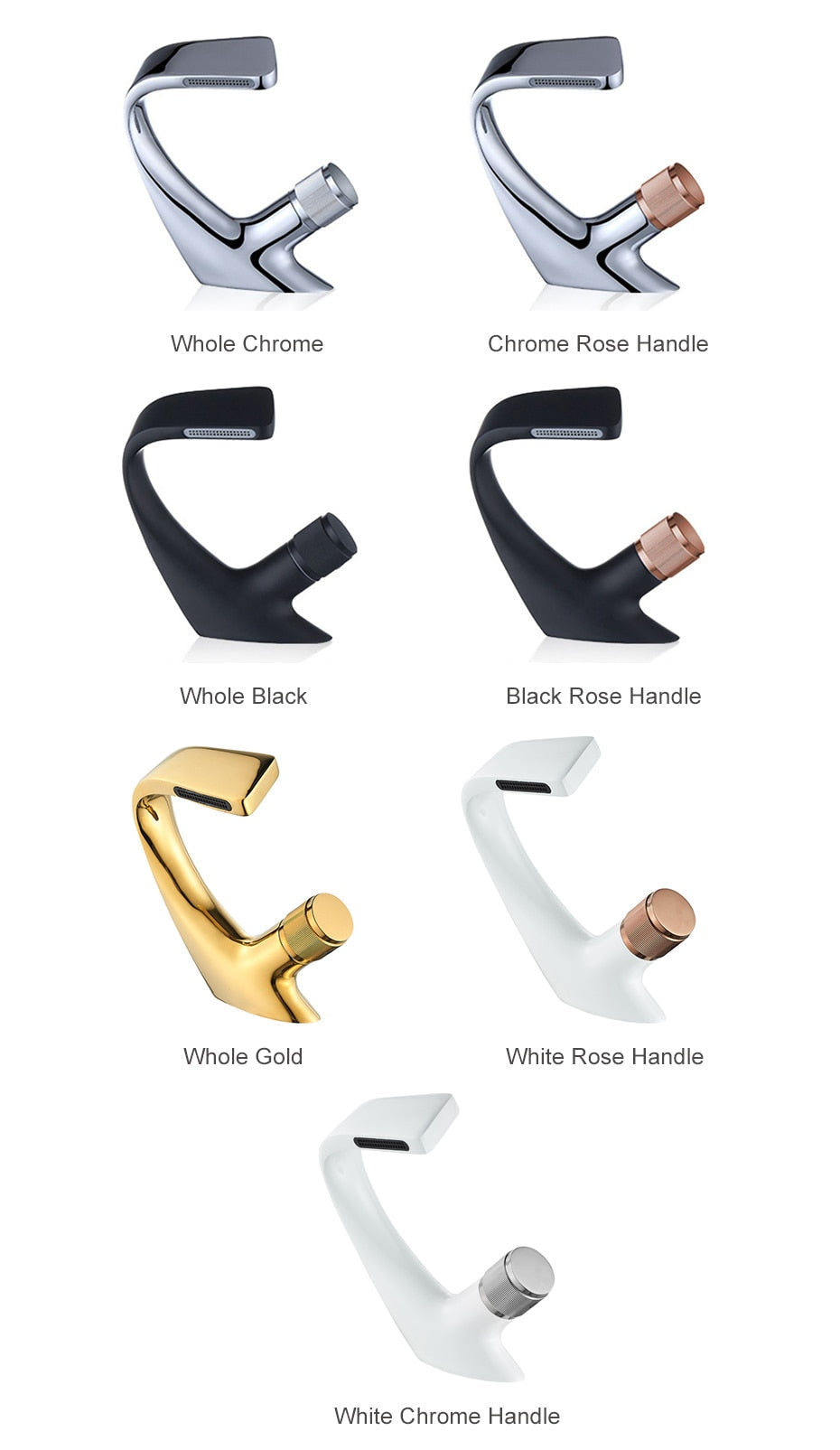 Kreativ Chrome Vandfald Elegant Vandhane