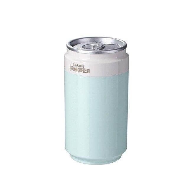 Bærbar ultrasonisk flaske luftfugter med mini lampe