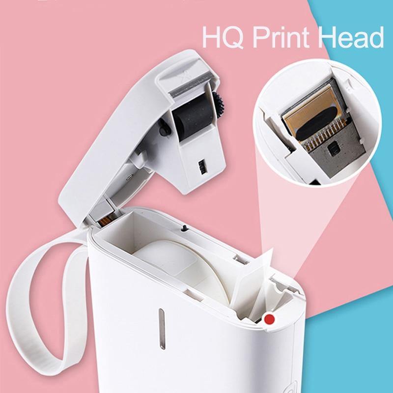 Trådløs bærbar hurtig termisk etiketprinter