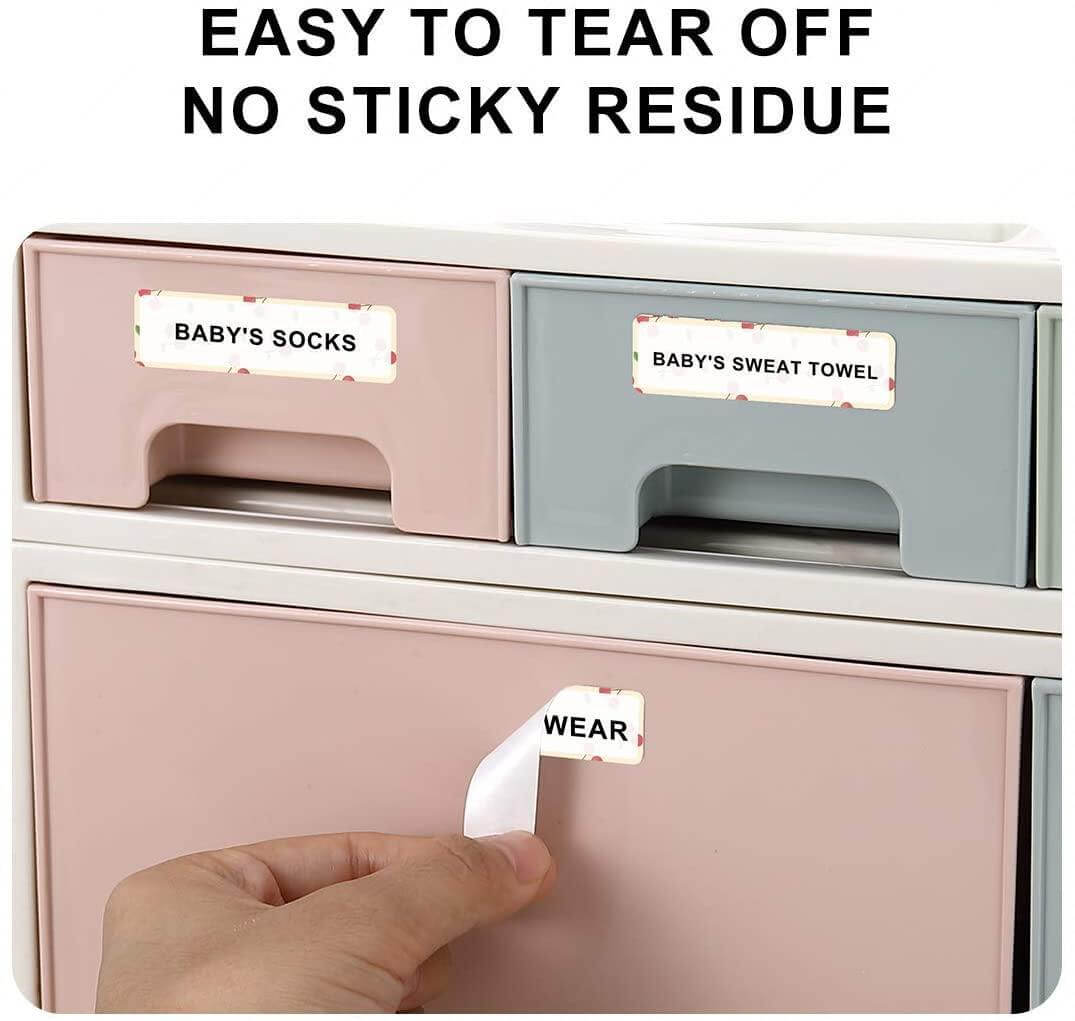 Trådløs bærbar hurtig termisk etiketprinter