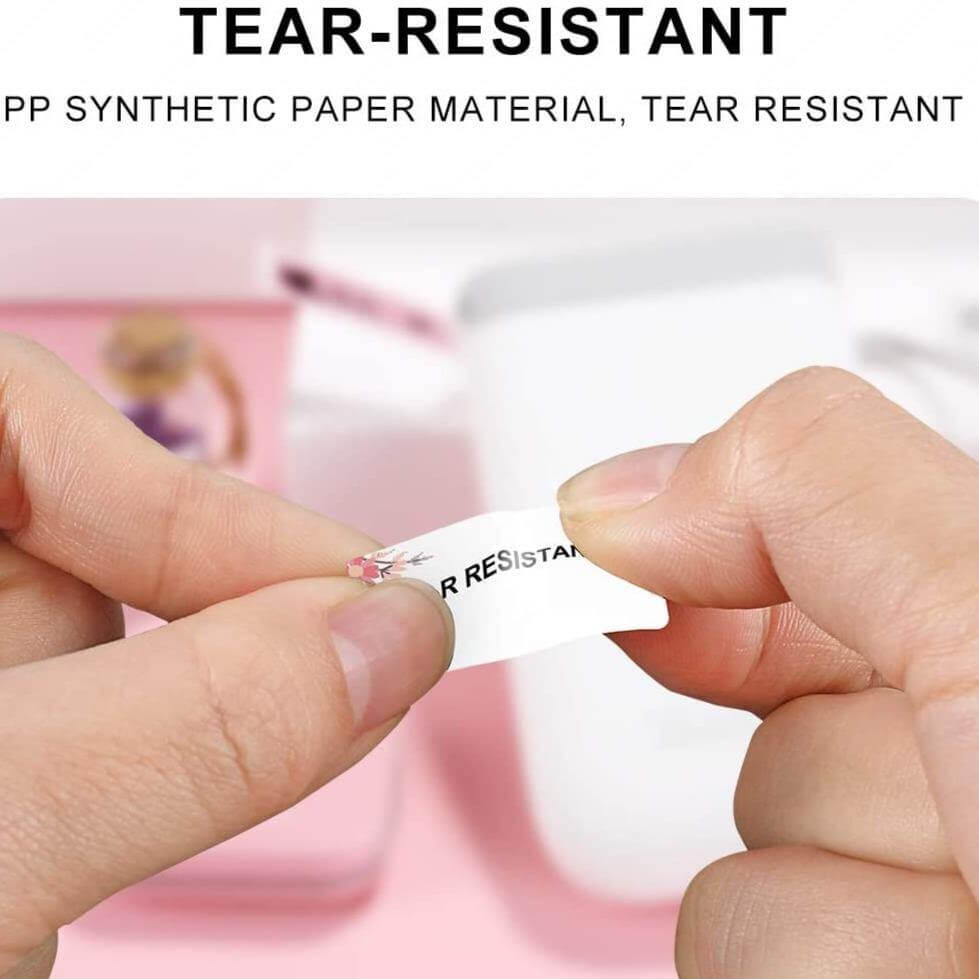 Trådløs bærbar hurtig termisk etiketprinter