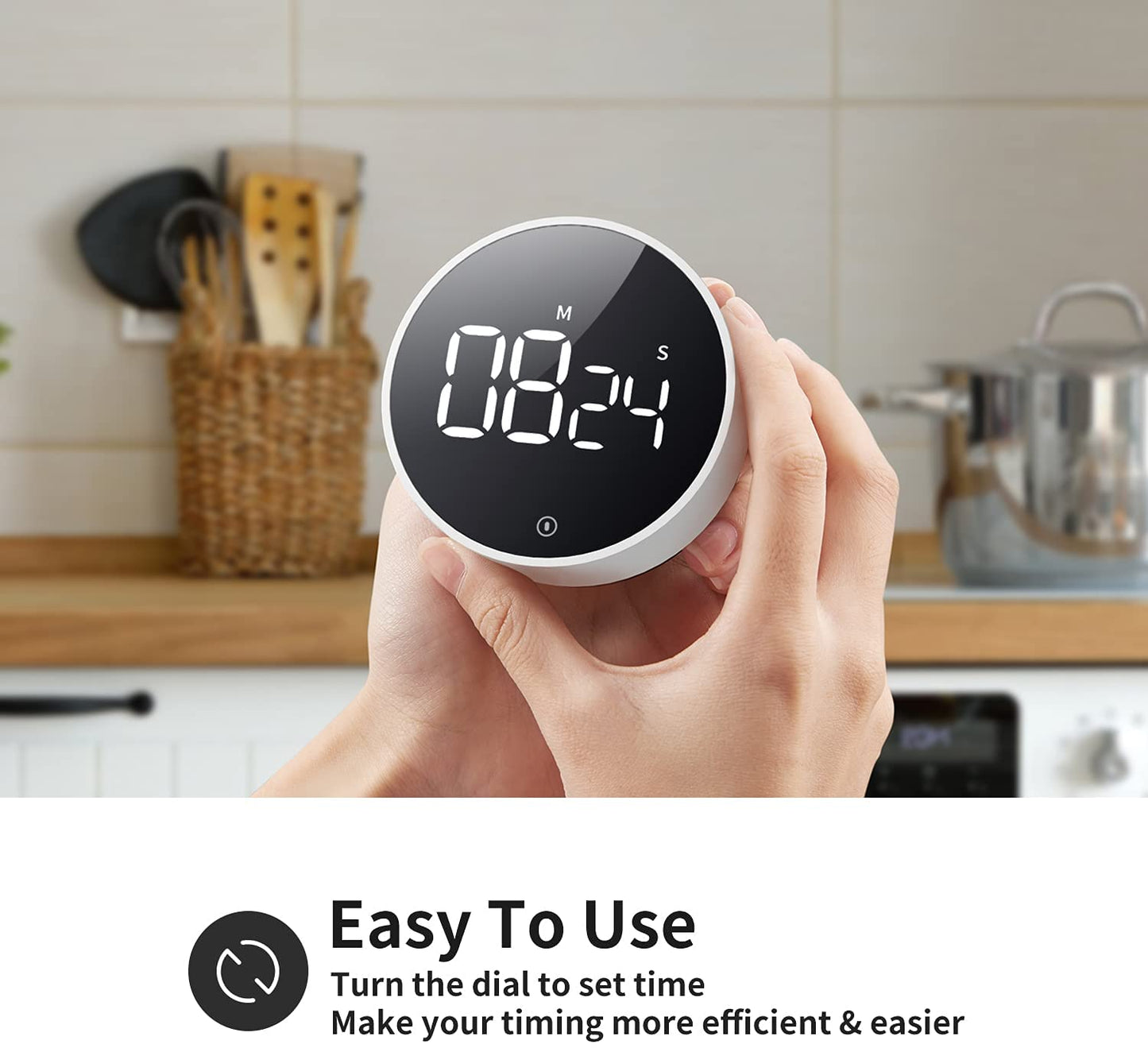 Digital LED Magnetisk Køkken Timer
