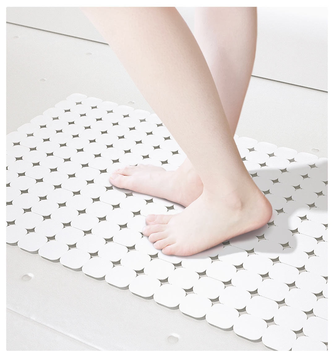 Non-Slip Easy Fold Badeværdsmåtte