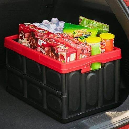 Lätt Hopfällbar Enkel Bilförvaringsbox