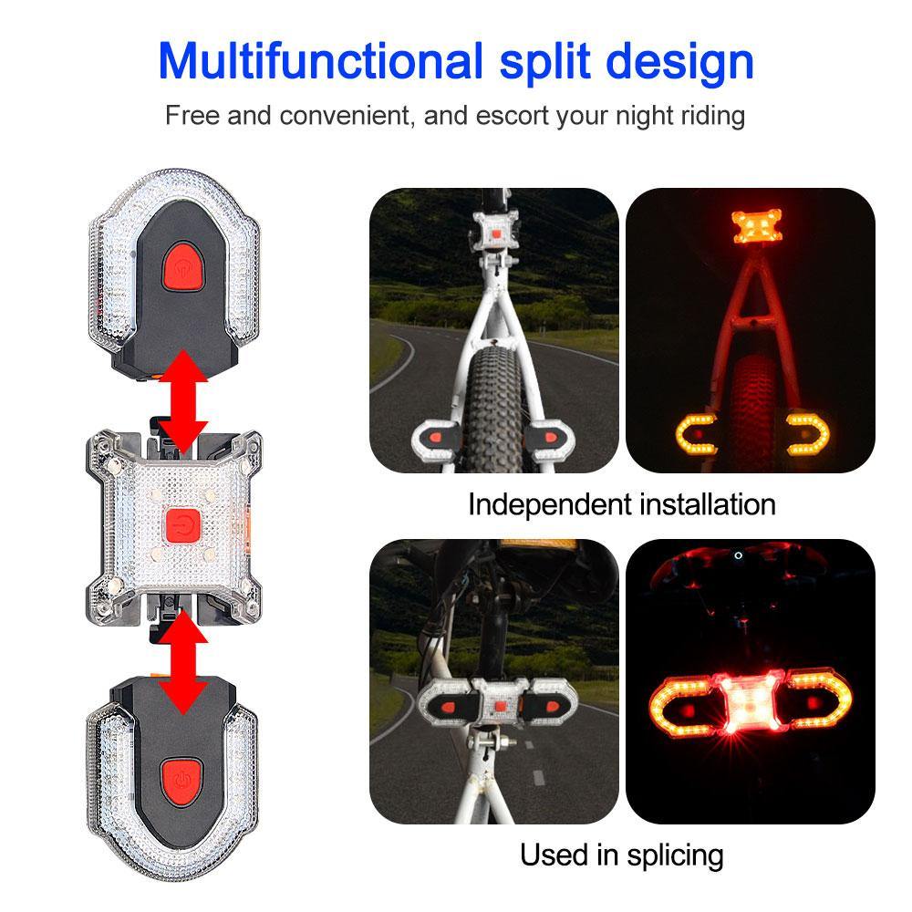 Smart Fjärrkontroll Cykel Blinkerslampa