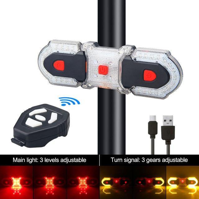 Smart Fjärrkontroll Cykel Blinkerslampa