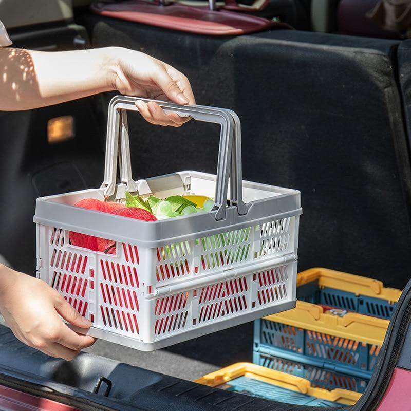 Sammenfoldelig Nem Shopping Foldbar Kurv