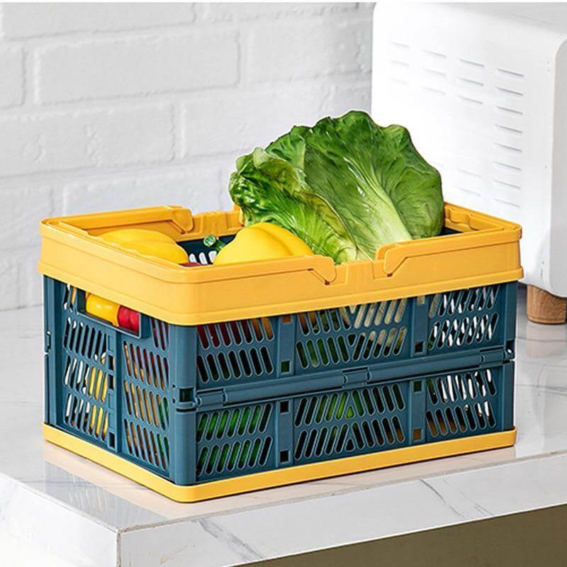 Sammenfoldelig Nem Shopping Foldbar Kurv