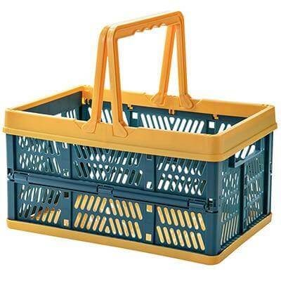 Sammenfoldelig Nem Shopping Foldbar Kurv