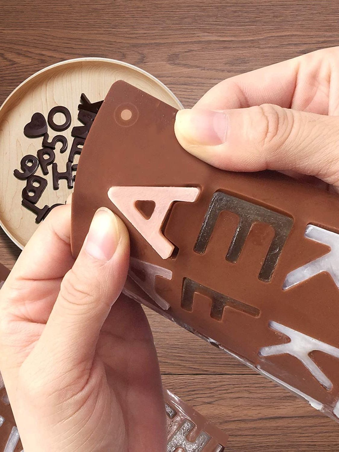 3D Alfabet Silikone DIY Chokoladeform