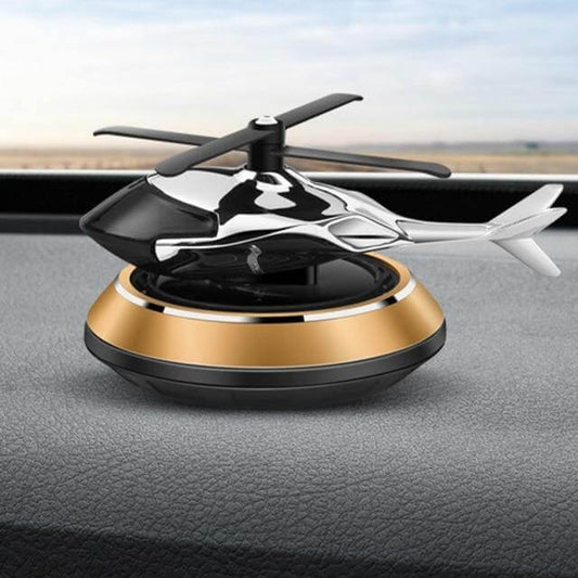 Soldriven roterande helikopter bil luftrenare