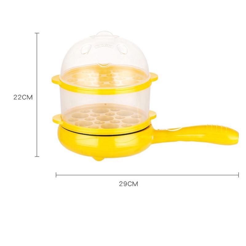 Multifunktionel Non-stick Mini Elektrisk Mad Dampkoger