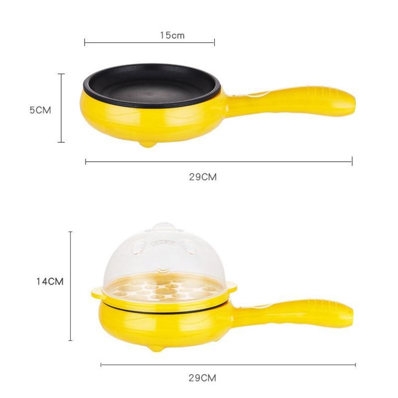 Multifunktionel Non-stick Mini Elektrisk Mad Dampkoger