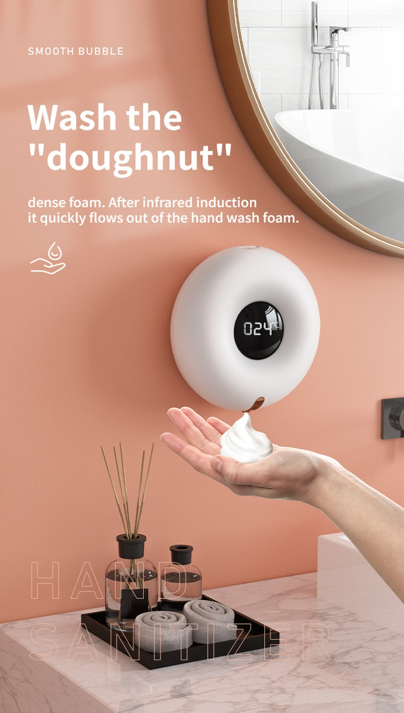 Temperaturvisning Automatisk Tvåldispenser