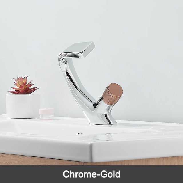 Kreativ Chrome Vandfald Elegant Vandhane