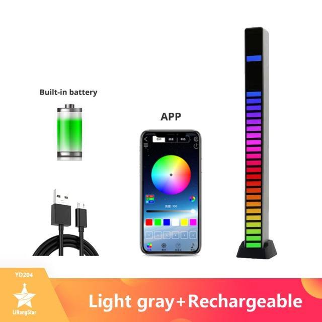 Voice Rhythm Sensor Atmosphere LED Lys
