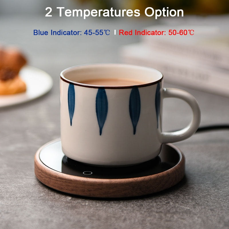 Smart Elegant Keramisk Mug Varmer Coaster