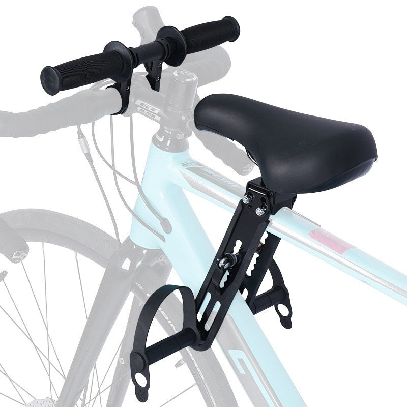 Frammonterad barnsits för cykel