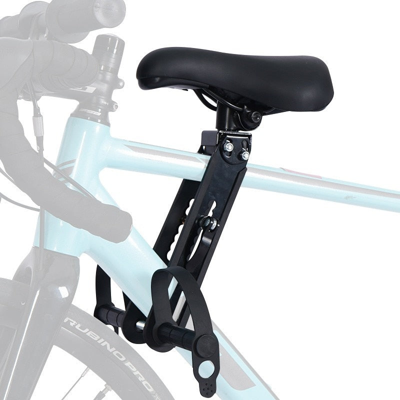 Frammonterad barnsits för cykel