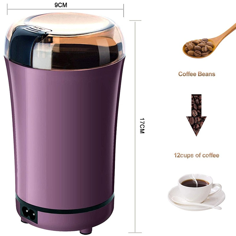 Elektrisk kraftfull minikaffebönkvarn