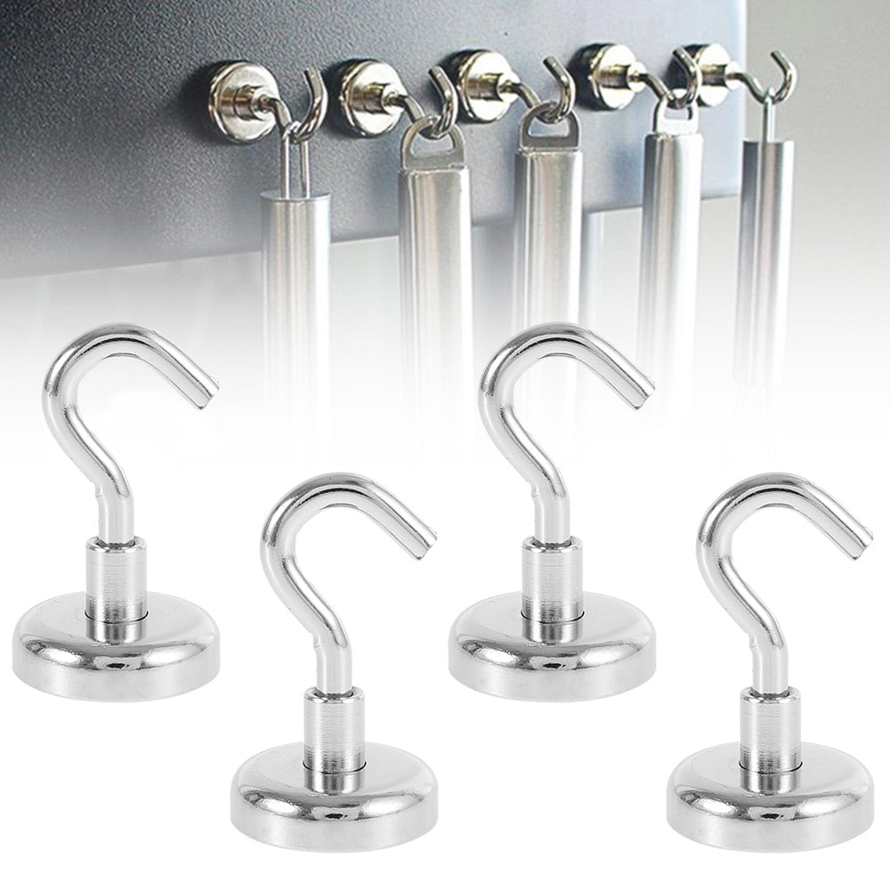 4 stk stærke magnetiske kroge
