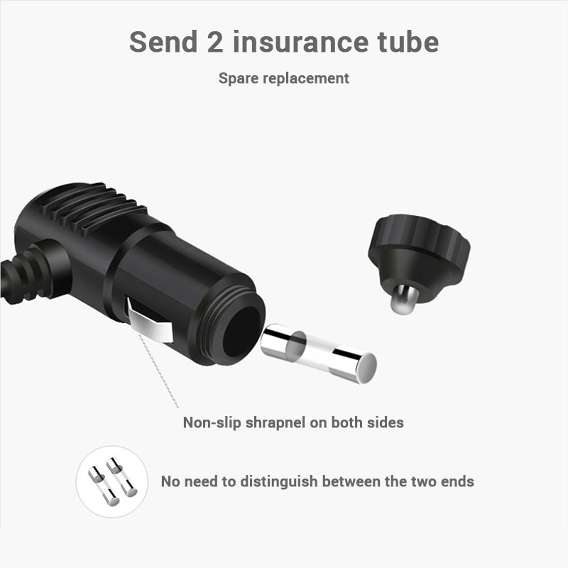 Dubbel USB-strömadapter för bil