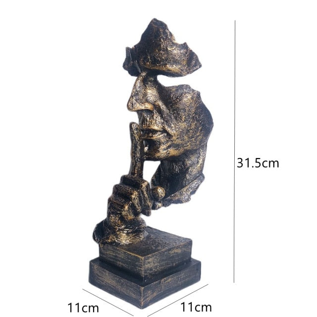 Unik nordiskt designad abstrakt figur för heminredning
