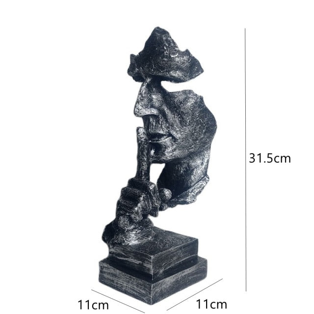 Unik nordiskt designad abstrakt figur för heminredning
